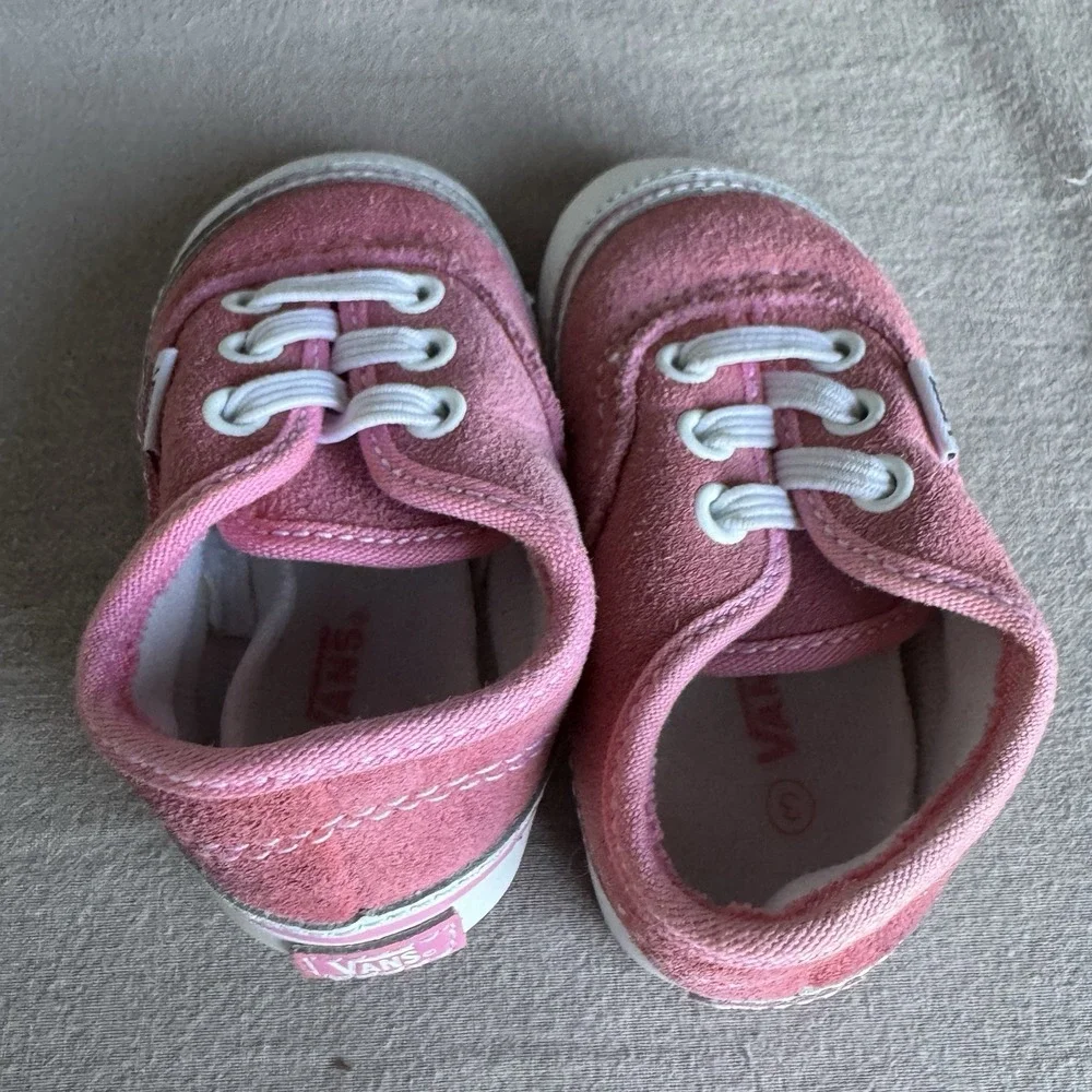 Size 3c - VANS INFANT AUTHENTIC AURORA Pink Doft Bottom Bay Shoes